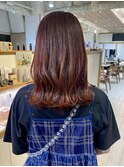 チェリーブラウン×髪質改善[髪質改善/縮毛矯正/韓国]K
