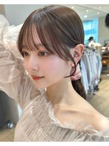 アフロートリノ(AFLOAT Leino) 小顔前髪顔まわりミディアムレイヤーフェミニンロング