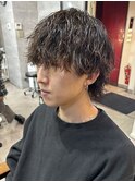 ツイストスパイラルツイスパツイストパーマウルフカット【大和】
