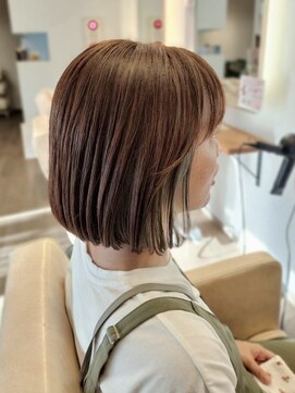 カウチ ヘアー ドレッシング(COUCH Hair Ｄressing) インナーカラー×ボブ