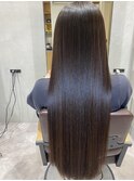 ドライヤーで乾かすだけの矯正/たった1回の矯正で髪質を変える