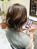 モーラ 鳳店(MOLLA)&nbsp;柔らかハイライトの外ハネボブ