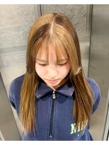 ノラ ウメダ(NORA UMEDA)&nbsp;ブロックカラーベージュカラーケアブリーチデザインカラー