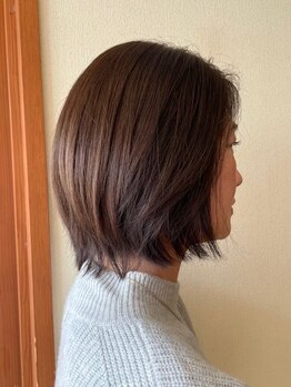 スニップ 徳山店(SNIP)の写真/重たい印象を与えず、透明感溢れる髪色へ。明るい～暗い色まで対応。 『 SNIP 』