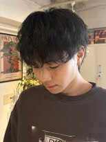 ルイ 京都烏丸店(Loui)&nbsp;マッシュウルフ×ネイビーブラック