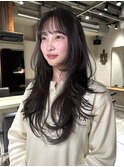 レイヤーカット　レイヤー　顔周り　韓国　ハッシュカット　立川