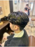 メンズパーマ　ニュアンスパーマ　20代　大和高田