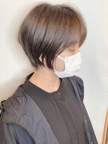 ステアケース ギンザセブン(stair:case ginza7)&nbsp;髪質改善カラー前下がりまとまるショートボブ