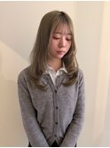 レイヤーカット/オリーブベージュ