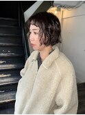 【BOW style】梅雨対策ショートバングボブパーマ