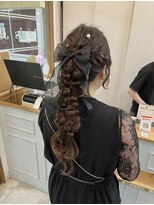 ヘアーズ ジェイジェイ Hairs JJ 長田店&nbsp;編み下ろしポニー