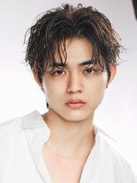 リップスヘアー 渋谷 annex(LIPPS hair)&nbsp;ルーズパーマかきあげセンターパート