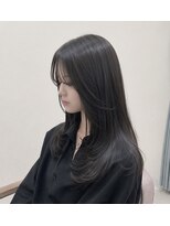 ネウィ 広島(newi)&nbsp;レイヤーカット/ロングレイヤー/オリーブグレー