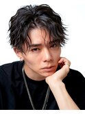 横浜/大人センターパート/縦落ちパーマ/ツイストスパイラル