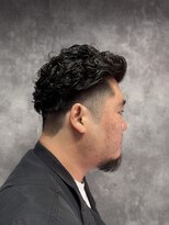 スピン 本八幡(SPIN)&nbsp;MEN’S HAIR/サーフカール/刈り上げセンターパート/本八幡