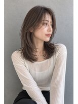 ラベルムバイエーケー(La Belleme by AK)&nbsp;暗髪グレージュミディレイヤー