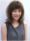【錦糸町Lond blanche】【お客様ヘア】大人気外ハネミディアム