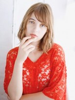 ヘアメイク ナル(hair make nalu)&nbsp;透け感バングのセミウエットミックスカール