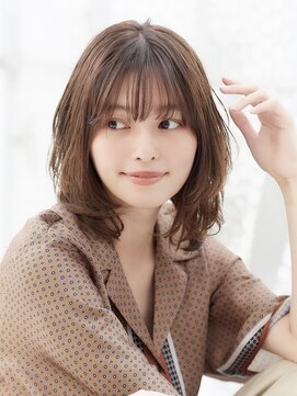 ミチオノザワヘアサロンギンザ 静岡店(Michio Nozawa HAIR SALON Ginza) 似合わせカット×小顔無造作ふわミディ