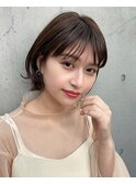 ナチュラル可愛いくびれボブ