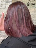 グロウ 上野御徒町(grow)&nbsp;ピンクベージュ/ハイライトカラー/小顔/ボブルフ[上野/御徒町］