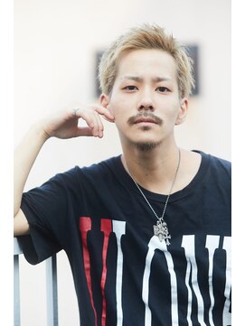 メンズサロンドットリアン(dot. lien) 【men’s salon dot. Tokyo】ブロンドショートアップバング
