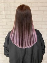 ビス リアン 川口店(Vis lien)&nbsp;シールエクステでグラデーションカラー♪小顔　ハイトーン