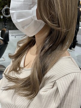 ジンジャー(GINGER) ハイトーン×髪質改善×トリートメント×韓国ヘア