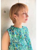 【大人女性向け】ハイトーンショートスタイル