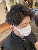 リットジェンツ 千葉(Lit Gents)&nbsp;ツーブロックフェード×ツイストスパイラル【YUSUKE】