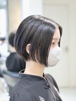 ヘア デザイン リスク(HAIR DESIGN RISK) 【RISK 高橋勇太】シルエットが完璧!!前下がりショートボブ