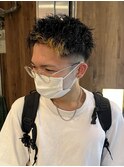 MEN'S HAIR ツイストパーマ×前髪メッシュ