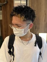 アヴァンス 天王寺店(AVANCE.) MEN'S HAIR ツイストパーマ×前髪メッシュ