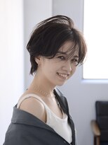 ロアー ヘアー マチルダ 千葉店(RAWR hair MATILDA)&nbsp;【RAWR】黒髪ショート_ウザバング