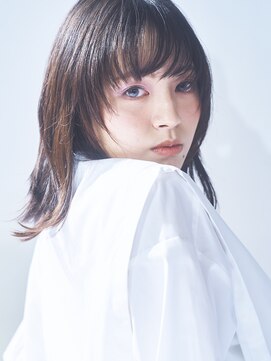 ウィット(wit) 前髪ありのミディアムウルフ【wit 武蔵小杉】