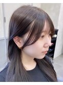 韓国レイヤー/韓国風/ボブ/髪質改善/黒髪/ブリーチなし〔池袋〕