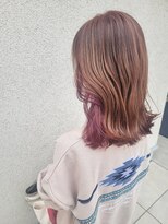 ゴットラトゥール(GOTTO LATOUR)&nbsp;大人可愛いピンクベージュ☆インナーカラー/ピンクラベンダー