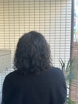 スウェル 船橋店(Swell) ウルフ/アッシュブラック/カルマパーマ/ベリーショート/船橋3