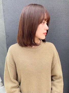 ニスル センター南店(NISURU） 似合わせカット/大人ガーリー/ダークアッシュ/着物/センター南