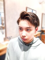 美容室 クリア アップバングショート
