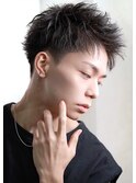 ツーブロック刈り上げアップバング 【ソフトツイストパーマ】