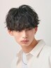 メンズカット＋波巻きパーマ＋補修トリートメント￥11900