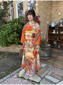 振袖着付け
