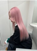 12233髪質改善ストレートラベンダーミルクティーホワイトピンク