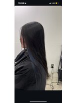 キング(K!ng)&nbsp;縮毛矯正髪質改善ハイライトレイヤーカット枚方美容室エクステ