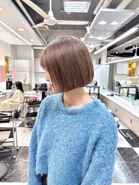 テテ(TETE) ボブ/切りっぱなしボブ/ミルクティーベージュ