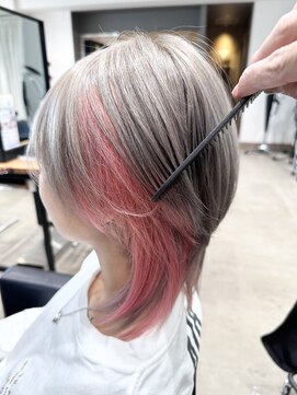 ケーオーエスビューティー(K O S beauty) ハイトーンインナーカラー