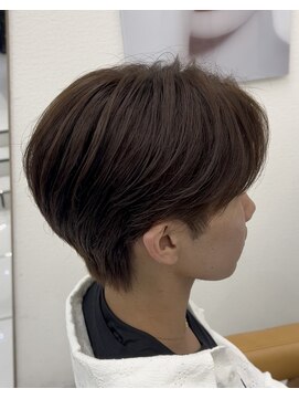 アース オーセンティック 松山銀天街店(EARTH Autentic) 韓国風センターパート×ダウンパーマ