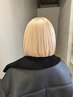 【ブロンドカラー】抜きっぱなしケアブリーチ2回＋トリートメント￥16000