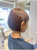 コンパクトなショートボブ